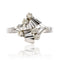 Bague 56 Bague vintage en or blanc 18 carats et diamants 58 Facettes 20-095-51