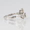 Bague 56 Bague vintage en or blanc 18 carats et diamants 58 Facettes 20-095-51