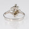 Bague 56 Bague vintage en or blanc 18 carats et diamants 58 Facettes 20-095-51