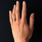 Bague 56 Bague vintage en or blanc 18 carats et diamants 58 Facettes 20-095-51