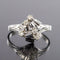 Bague 56 Bague vintage en or blanc 18 carats et diamants 58 Facettes 20-095-51