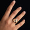 Bague 54 Bague boule rétro en or jaune 18 carats et diamants 58 Facettes 20-170-52