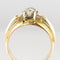 Bague 54 Bague boule rétro en or jaune 18 carats et diamants 58 Facettes 20-170-52