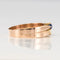 Bague 58 Bague toi et moi ancienne en or rose 18 ct, perle fine et saphir 58 Facettes 20-232-56