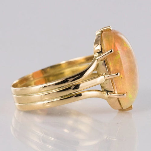 Bague 62 Bague ancienne en or jaune 18 carats et opale australienne 58 Facettes 20-226-54
