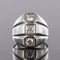 Bague 53 Bague moderniste en or blanc 18 carats et diamants 58 Facettes 20-203-50