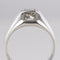 Bague 53 Bague moderniste en or blanc 18 carats et diamants 58 Facettes 20-203-50