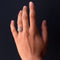 Bague 53 Bague fils en or blanc 18 carats et diamants 58 Facettes 20-147-50