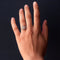Bague 53 Bague fils en or blanc 18 carats et diamants 58 Facettes 20-147-50
