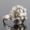 Bague 51 Bague pétales en or blanc 18 carats et diamants 58 Facettes 20-150-49