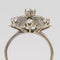 Bague 51 Bague pétales en or blanc 18 carats et diamants 58 Facettes 20-150-49