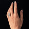 Bague 53 Bague style Art déco en or blanc 18 carats et diamants 58 Facettes 20-263-57