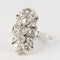 Bague 53 Bague style Art déco en or blanc 18 carats et diamants 58 Facettes 20-263-57