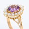 Bague 57 Bague ancienne en or jaune 18 carats, améthyste et perles 58 Facettes 20-569-50