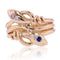 Bague 68 Bague ancienne serpents en or jaune 18 carats, saphir et diamant 58 Facettes 20-524-65