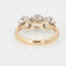 Bague 55 Bague jarretière ancienne - Or jaune 18 carats, platine et diamants 58 Facettes 21-001-50