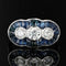 Bague 52 Bague Art déco en or blanc 18 carats, saphirs et diamants 58 Facettes 21-024-50