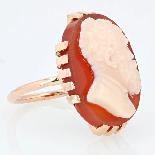 Bague 51 Bague camée Michel-Ange en or jaune 18 carats 58 Facettes 21-042-48