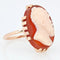 Bague 51 Bague camée Michel-Ange en or jaune 18 carats 58 Facettes 21-042-48