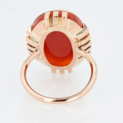 Bague 51 Bague camée Michel-Ange en or jaune 18 carats 58 Facettes 21-042-48