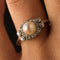 Bague 58 Art déco - Bague en platine avec perle de culture et diamants 58 Facettes 19-278-54