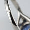 Bague 54 Bague en platine au saphir de Ceylan et diamants 58 Facettes 19-250-53