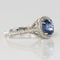 Bague 54 Bague en platine au saphir de Ceylan et diamants 58 Facettes 19-250-53