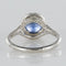 Bague 54 Bague en platine au saphir de Ceylan et diamants 58 Facettes 19-250-53