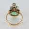 Bague 52 Bague duchesse - Bague en or jaune 18 carats émeraude cabochon et diamants 58 Facettes 19-049-50