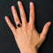 Bague 56 Bague tourmaline rubellite ovale en or jaune 18 carats 58 Facettes 19-426-55