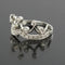 Bague 52 Bague couronne en or blanc 18 carats et diamants 58 Facettes 08-016-1527932-55