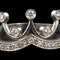 Bague 52 Bague couronne en or blanc 18 carats et diamants 58 Facettes 08-016-1527932-55