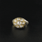 Bague 56 Bague diamants et émail bleu en or jaune 18 carats 58 Facettes 08-017-1463177-57