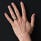 Bague 56 Bague diamants et émail bleu en or jaune 18 carats 58 Facettes 08-017-1463177-57