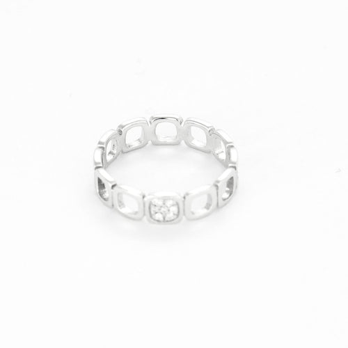 Bague 49 Dinh Van Impression Domino - Bague en or blanc et diamants 58 Facettes ENG11693