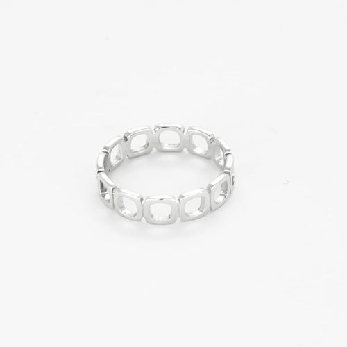 Bague 49 Dinh Van - Impression Domino - Bague en or blanc et diamants 58 Facettes ENG11693