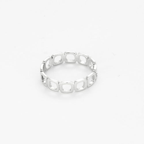 Bague 49 Dinh Van Impression Domino - Bague en or blanc et diamants 58 Facettes ENG11693