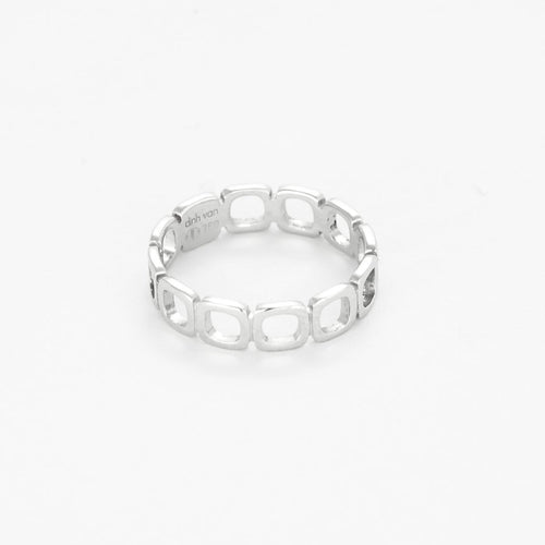 Bague 49 Dinh Van Impression Domino - Bague en or blanc et diamants 58 Facettes ENG11693