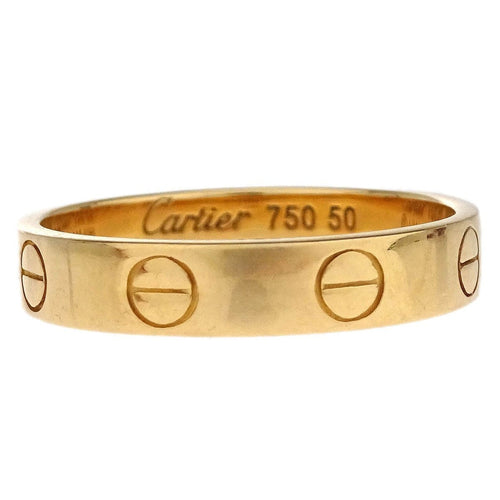 Bague 50 Cartier Love - Bague en or rose 18K 58 Facettes yc8db7