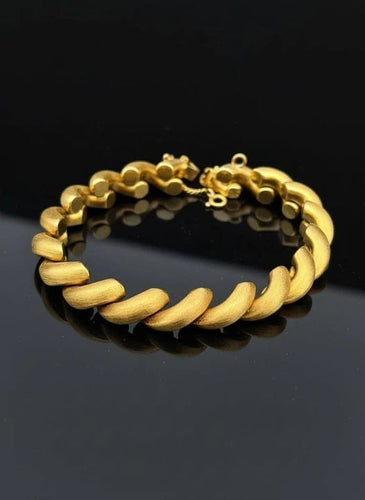 Bracelet Bracelet « Intreccio D'oro » en or jaune 18 carats 58 Facettes
