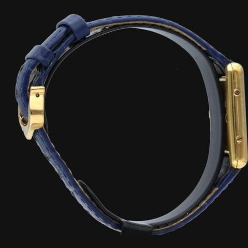 Montre Cartier Montre Tank Vermeil Must De Cartier Vermeil 58 Facettes MT43337