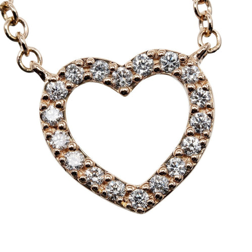 Tiffany & Co. - Collier Metro Heart en or rose et diamants