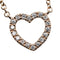 Tiffany & Co. - Collier Metro Heart en or rose et diamants