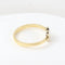 Bague 57 Bague motif floral en or jaune 18 carats et diamant taille brillant 58 Facettes 129540B