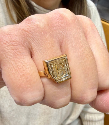 Bague 56 Boucheron Croquante - Bague en or jaune 18 carats 58 Facettes 90864