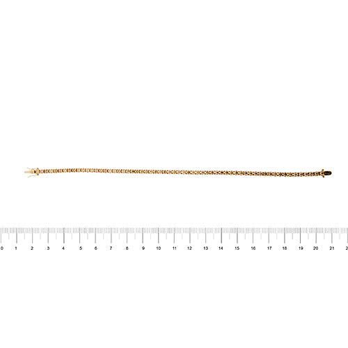 Bracelet Bracelet tennis - Diamants 2,44 ct en or rose 18 kt 58 Facettes 40620