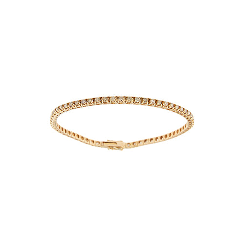 Bracelet Bracelet tennis - Diamants 2,44 ct en or rose 18 kt 58 Facettes 40620