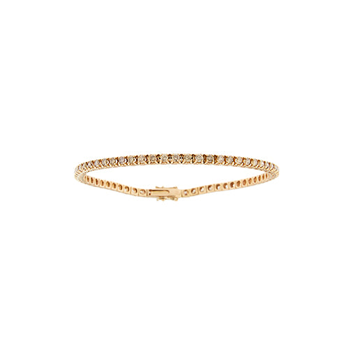 Bracelet Bracelet tennis - Diamants 2,44 ct en or rose 18 kt 58 Facettes 40620