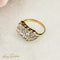 Bague 55.5 Bague Art déco vintage en or 14 carats et diamants 58 Facettes 2800