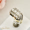 Bague 55.5 Bague Art déco vintage en or 14 carats et diamants 58 Facettes 2800